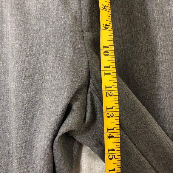 Joseph Joe Abboud Men Dress Pants Size 42 100% Wool Dark Gray Formal - Picture 13 of 14
